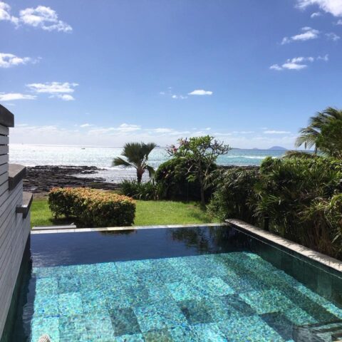 Authentique appartement pied dans l’eau, Pointe Aux Canonniers