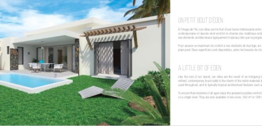 Luxueuses villas F4 avec piscine individuelle, Grand Baie