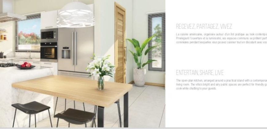 Luxueuses villas F4 avec piscine individuelle, Grand Baie