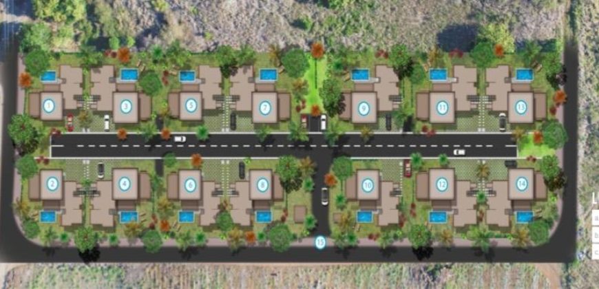 Luxueuses villas F4 avec piscine individuelle, Grand Baie